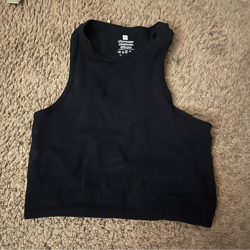 Ribbed Crop Tank